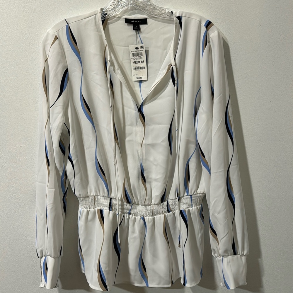 Alfani Peplum Blouse